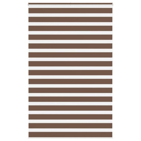 Store zèbre marron 145x200cm largeur du tissu 140,9cm polyester 