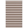 Store zèbre marron 145x200cm largeur du tissu 140,9cm polyester 