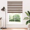 Store zèbre marron 145x200cm largeur du tissu 140,9cm polyester 