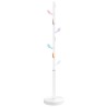 Porte-manteau blanc 172 cm fer enduit de poudre 