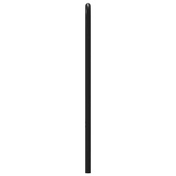 Tête de lit chêne marron 120 cm acier et bois d'ingénierie 