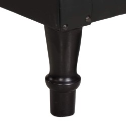 Fauteuil Noir Cuir véritable 