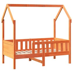Cadre de lit enfant avec tiroirs sans matelas 80x170 cm bois 