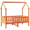 Cadre de lit enfant avec tiroirs sans matelas 80x170 cm bois 