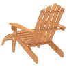 Chaises Adirondack de jardin repose-pieds lot de 2 Bois acacia 