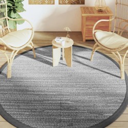 Tapis d'extérieur ARAKIL gris Ø200 cm PP 