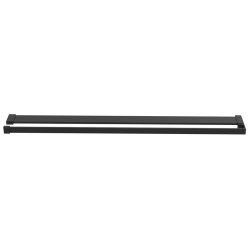 Étagère de douche pour paroi de douche à l'italienne Noir 80 cm 