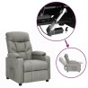 Fauteuil Gris clair Tissu 