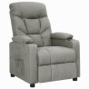 Fauteuil Gris clair Tissu 
