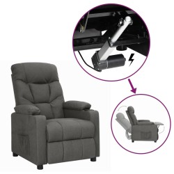 Fauteuil Gris foncé Tissu 