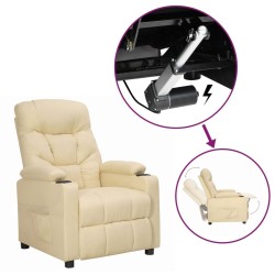Fauteuil Crème Tissu 