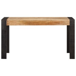 Table de salle à manger 140x70x76 cm Bois de manguier brut 