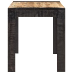 Table de salle à manger 140x70x76 cm Bois de manguier brut 