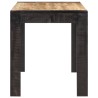 Table de salle à manger 140x70x76 cm Bois de manguier brut 