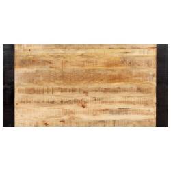 Table de salle à manger 140x70x76 cm Bois de manguier brut 