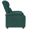 Fauteuil inclinable Vert foncé Tissu 