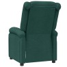 Fauteuil inclinable Vert foncé Tissu 