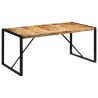 Table à dîner 175x90x76 cm bois de manguier massif brut 