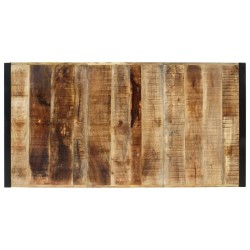 Table à dîner 175x90x76 cm bois de manguier massif brut 