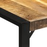 Table à dîner 175x90x76 cm bois de manguier massif brut 