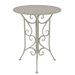 Mobilier de bistro 3 pcs Acier Gris 
