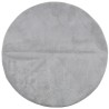 Tapis IZA poils courts style scandinave gris Ø 120 cm 
