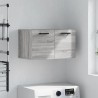 Armoire murale Sonoma gris 60x36,5x35 cm Bois d'ingénierie 