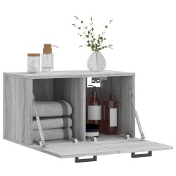 Armoire murale Sonoma gris 60x36,5x35 cm Bois d'ingénierie 
