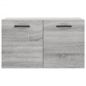 Armoire murale Sonoma gris 60x36,5x35 cm Bois d'ingénierie 