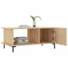 Table basse chêne sonoma 90x50x40 cm bois d'ingénierie 