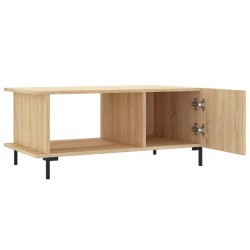 Table basse chêne sonoma 90x50x40 cm bois d'ingénierie 
