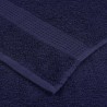 Ensemble de serviettes 12 pcs bleu marine 360 g/m² 100% coton 