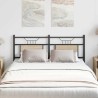 Tête de lit chêne sonoma 137 cm bois d'ingénierie et acier 