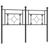 Tête de lit métal noir 140 cm 