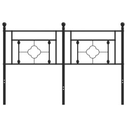 Tête de lit métal noir 140 cm 