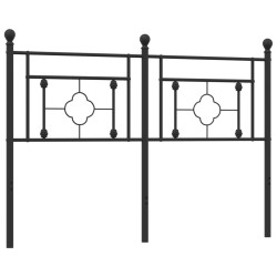 Tête de lit métal noir 140 cm 