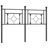 Tête de lit métal noir 140 cm 