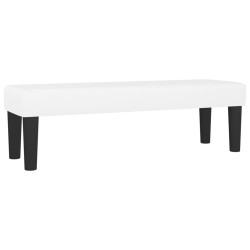 Banc Blanc 100x30x30 cm Similicuir 
