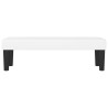 Banc Blanc 100x30x30 cm Similicuir 