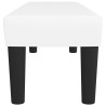 Banc Blanc 100x30x30 cm Similicuir 