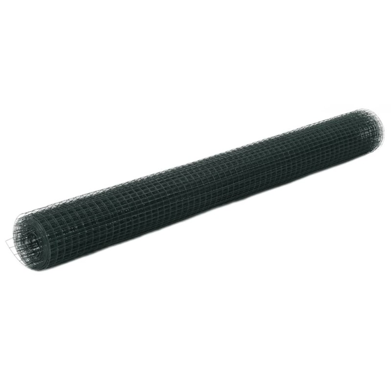 Grillage Acier avec revêtement en PVC 10x1,5 m vert Grillage Acier avec revêtement en PVC 10x1,5 m vert