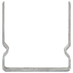 Piquets de clôture 6 pcs Argenté 14x6x15 cm Acier galvanisé 