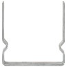 Piquets de clôture 6 pcs Argenté 14x6x15 cm Acier galvanisé 