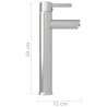 Mitigeur de salle de bain Nickel 12x30 cm 