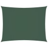 Voile de parasol tissu oxford rectangulaire 3x4,5 m vert foncé 