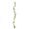 Guirlandes de fleurs de Noël 6 pcs blanc 200 cm 