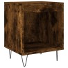 Tables de chevet 2 pcs chêne fumé 40x35x50 cm bois ingénierie 