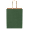 Sacs en papier Bags pcs avec poignées vert 18x8x22 cm 