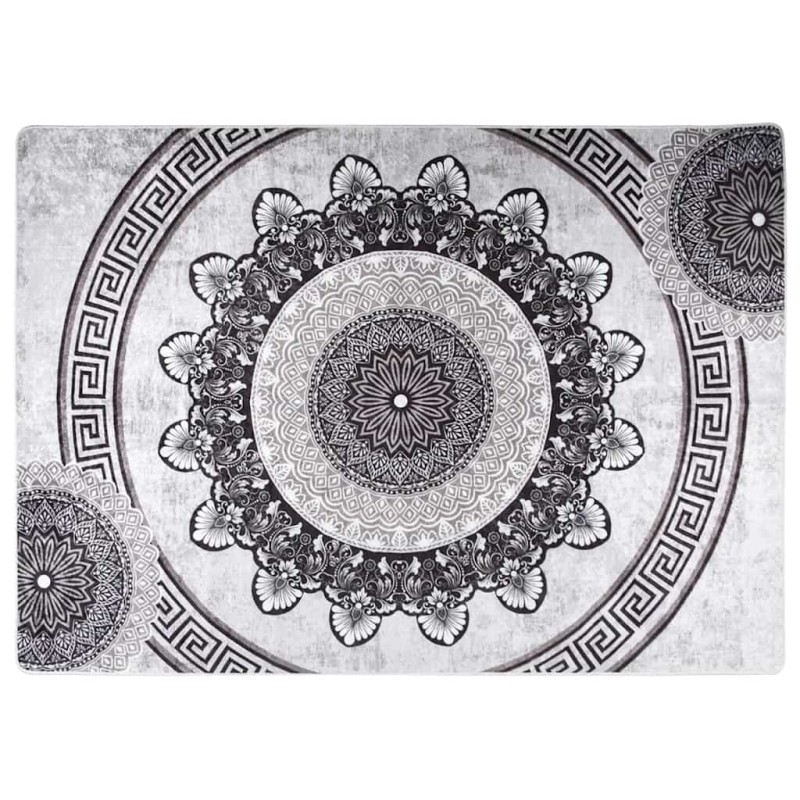 Tapis lavable multicolore 150x230 cm antidérapant 