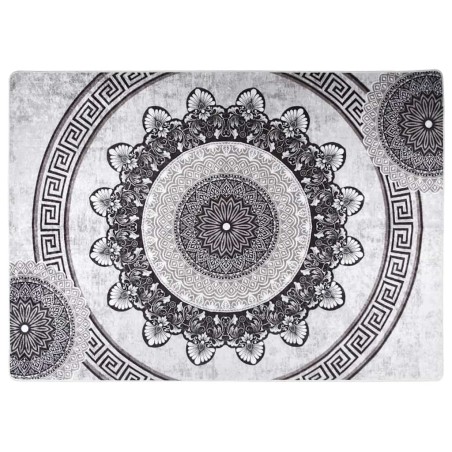 Tapis lavable multicolore 150x230 cm antidérapant 